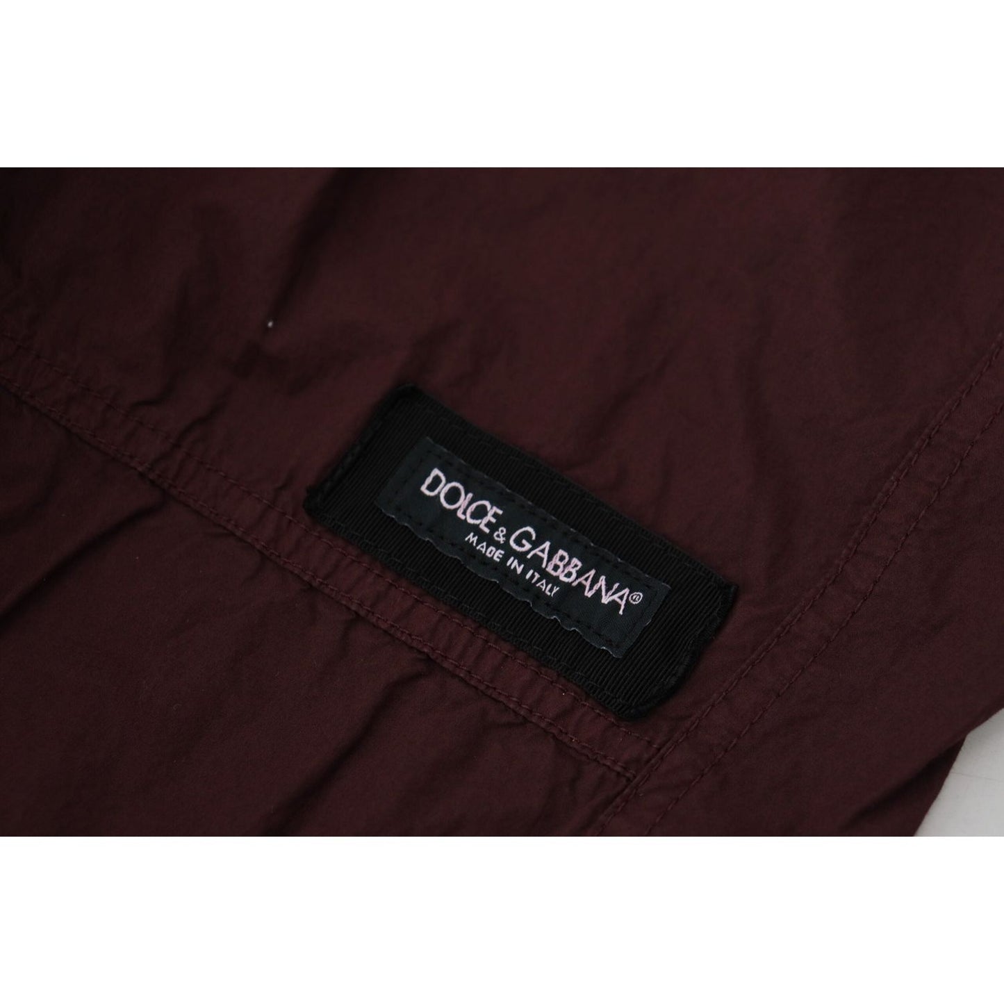 Dolce & GabbanaElegant Burgundy Cotton Jogger PantsMcRichard Designer Brands£489.00