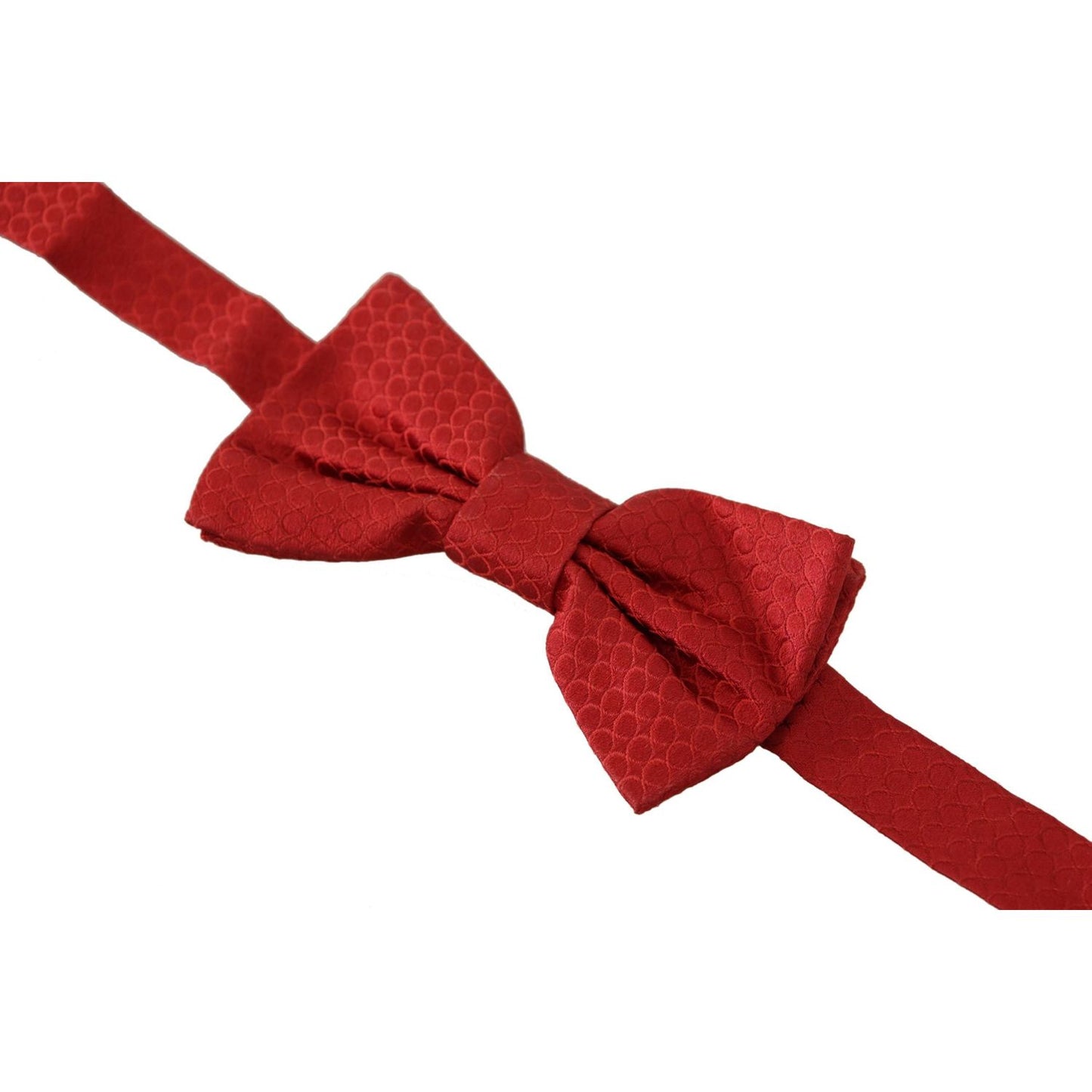 Dolce & Gabbana Elegant Red Silk Tied Bow Tie elegant-red-silk-tied-bow-tie IMG_7629-scaled-0c521b35-f0c.jpg