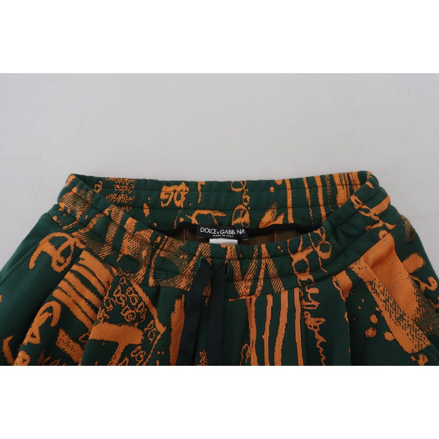 Dolce & Gabbana Multicolor Silk Blend Jogger Cargo Pants multicolor-logo-print-silk-cargo-jogger-pants