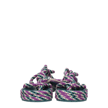 Isabel Marant Multicolor Fabric Flat Sandals