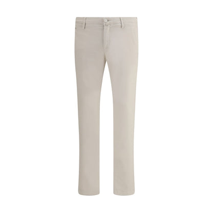 Jacob Cohen Beige Cotton Casual Pants - Slim Fit, Comfortable and Stylish for Formal or Casual Looks, AW25 Collection