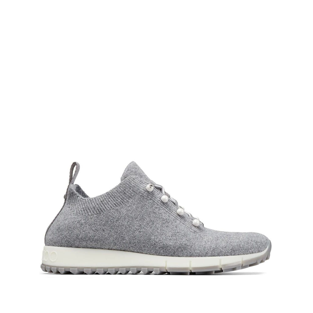 Jimmy Choo Veles Cashmere Knit Trainers Sneakers