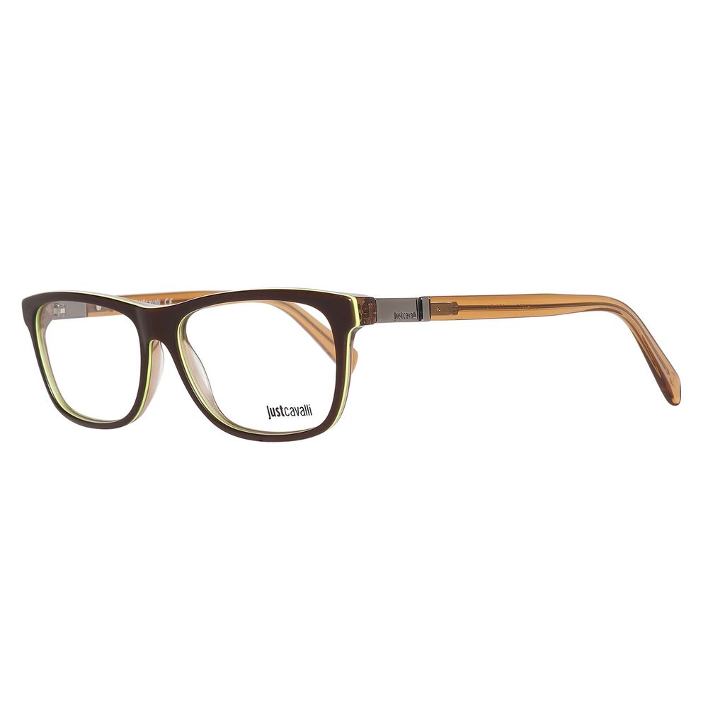 Just Cavalli Brown Plastic Frames - Unisex JC0700-050-54, Brown color eyewear with 54/14/145 mm dimensions