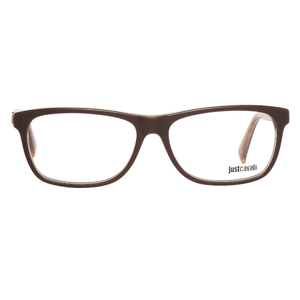 Just Cavalli Brown Plastic Frames, unisex glasses model JC0700-050-54 with measurements 54/14/145mm, sleek brown design.