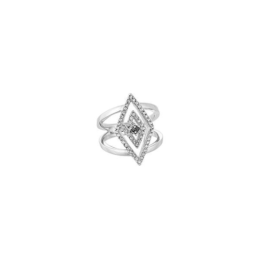 KARL LAGERFELD JEWELS JEWELRY Mod. 5483681 diamond-shaped silver ring