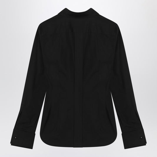 Max Mara Black cotton shirt with logo KNUTCO/R_MAXM-005_102