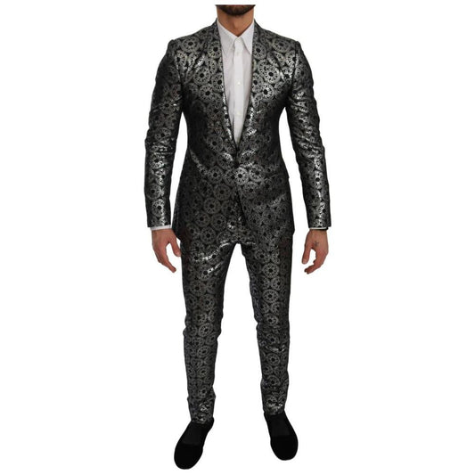Dolce & Gabbana Silver  Suit silver-suit