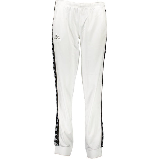 Kappa White Polyester Women's Track Pant