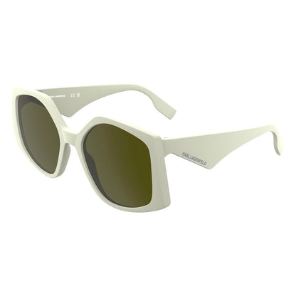 Karl Lagerfeld White Injected Sunglasses 1728,67434610848,Accessories,Glasses and Sunglasses - Accessories,Karl Lagerfeld,New with tags,Sunglasses - Glasses and Sunglasses - Accessories,White,Women