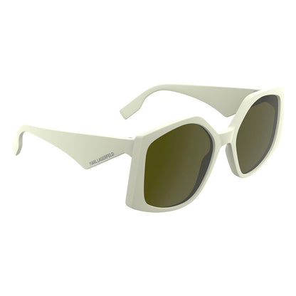 Karl Lagerfeld White Injected Sunglasses 1728,67434610848,Accessories,Glasses and Sunglasses - Accessories,Karl Lagerfeld,New with tags,Sunglasses - Glasses and Sunglasses - Accessories,White,Women