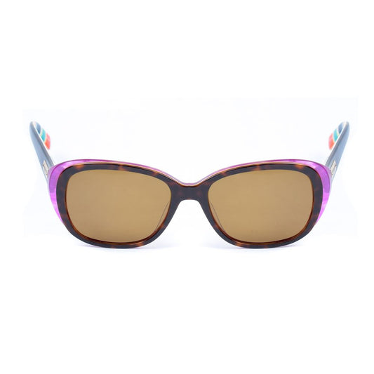 Kate Spade Purple Acetate Sunglasses with polarized brown lenses, model HILDE-P-S-72P, featuring 54/16/135 mm dimensions.