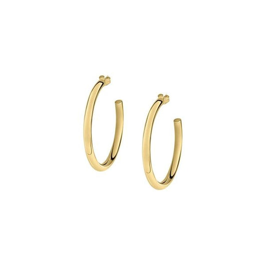 LA PETITE STORY JEWELRY Mod. LPS01AQB13 gold hoop earrings
