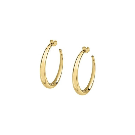 Gold hoop earrings from LA PETITE STORY JEWELRY Mod. LPS01AQM01