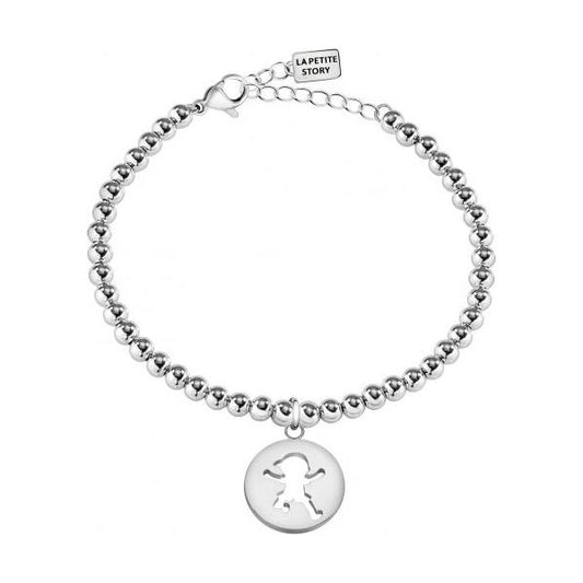 LA PETITE STORY JEWELRY Mod. LPS05AQL02 silver bracelet with child charm