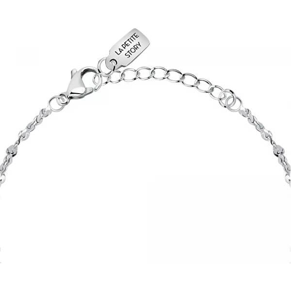 LA PETITE STORY JEWELRY Mod. LPS05ARR62 silver bracelet with heart clasp and branded tag