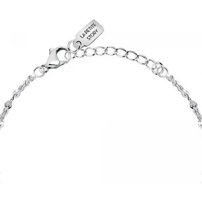 LA PETITE STORY JEWELRY Mod. LPS05ARR62 silver bracelet with heart clasp and branded tag