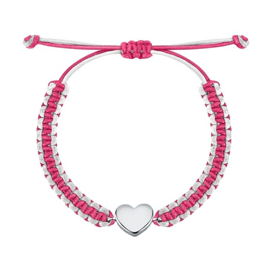 LA PETITE STORY JEWELRY Mod. LPS05ASD40 pink and white heart bracelet