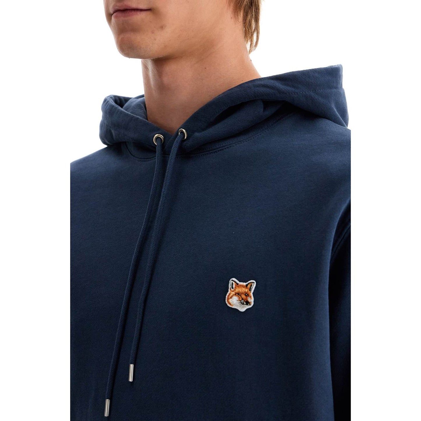 Maison Kitsune fox head hooded sweatshirt Topwear Maison Kitsune