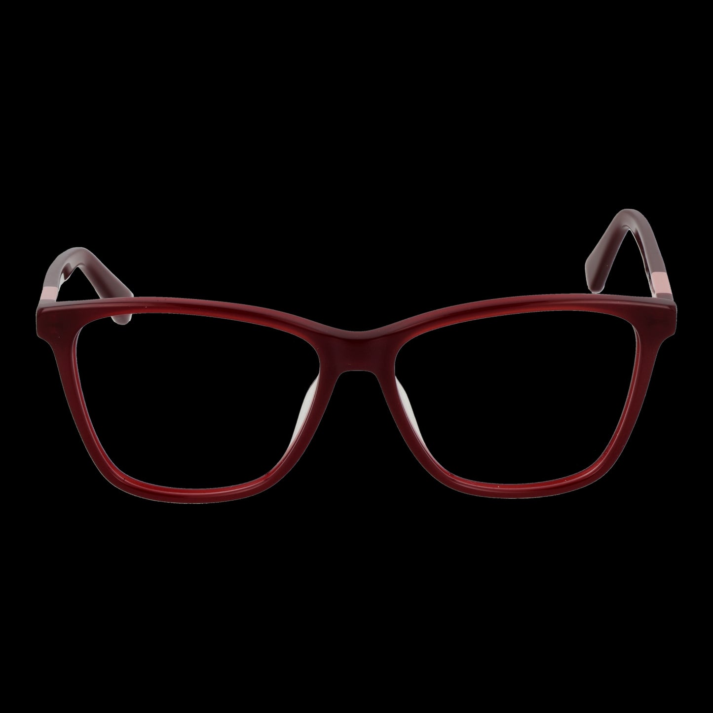 RED frame glasses with a stylish design, suitable for ladies. Model: LONGCHAMP MOD. LO2700 52601. Featuring chic and modern styling.
