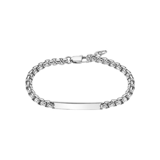LOTUS JEWELS JEWELRY Mod. LS2365-2/1 silver bracelet with a sleek design and chain link detailing.