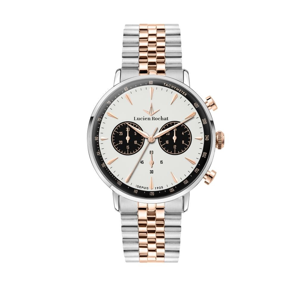 LUCIEN ROCHAT MOD. R0453120003, 41mm chronograph wristwatch, quartz movement, for gentlemen