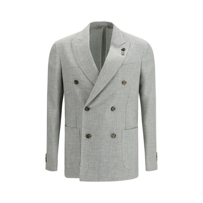 Lardini Bicolor Wool Blazer 1728,72470364320,Bicolor,Blazers - Suits & Blazers - Clothing,Clothing,IT48 | M,IT50 | L,IT52 | XL,Lardini,Men,New with tags,Suits & Blazers - Clothing