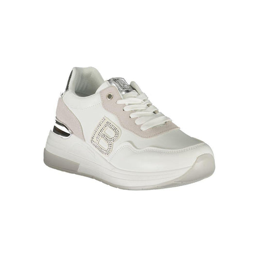 Laura Biagiotti White Polyester Women Sneaker LA-36507-EU39/US9