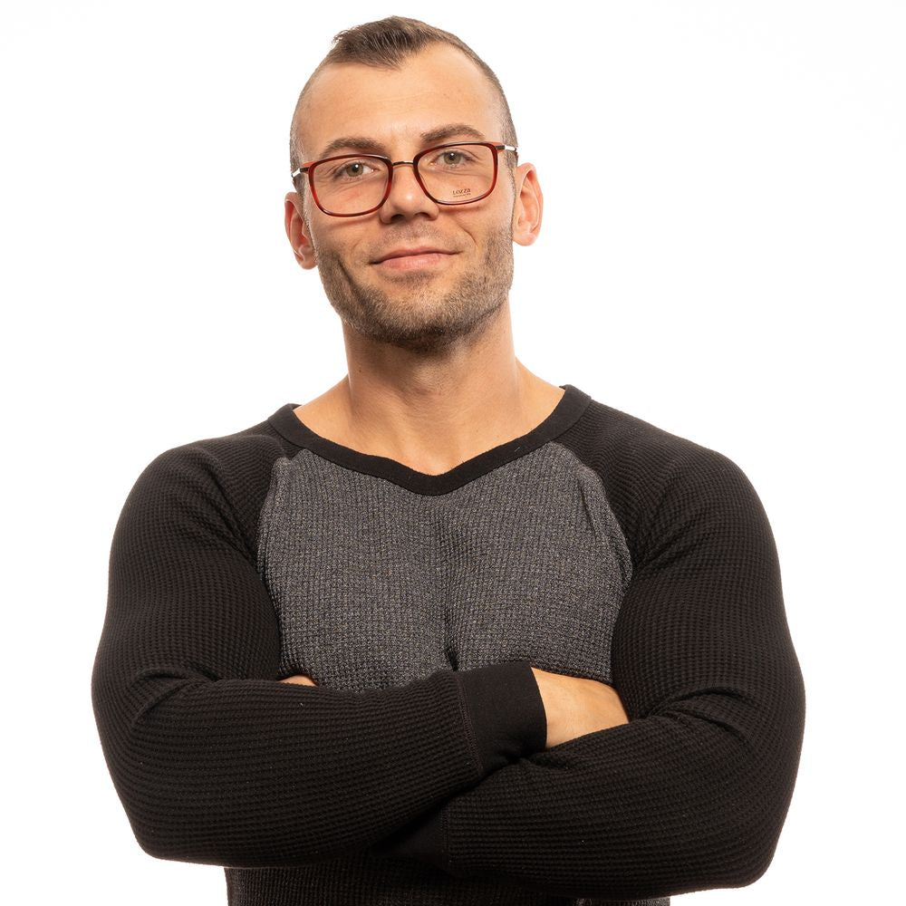 Lozza Red Plastic Glasses (Frames)