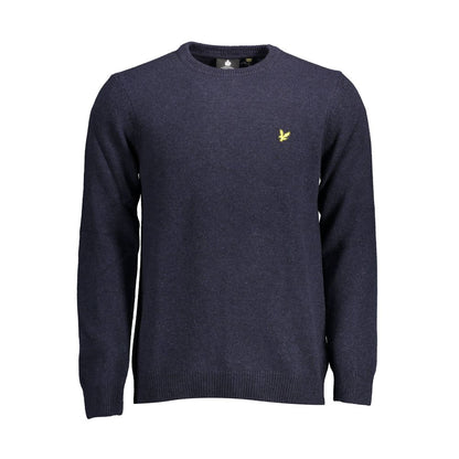 Lyle & Scott Blue Wool Sweater