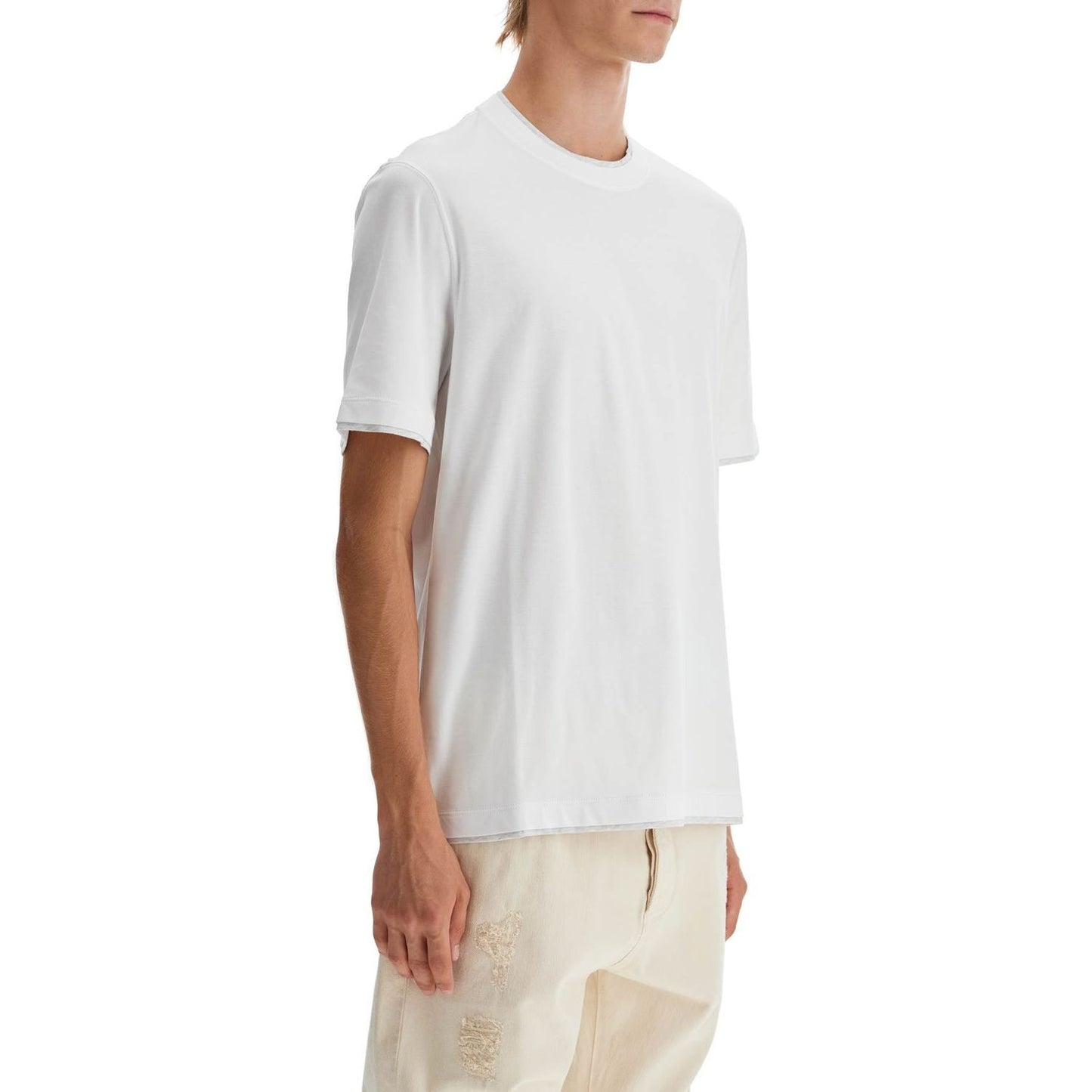 Brunello Cucinelli layered-effect t-shirt Topwear Brunello Cucinelli