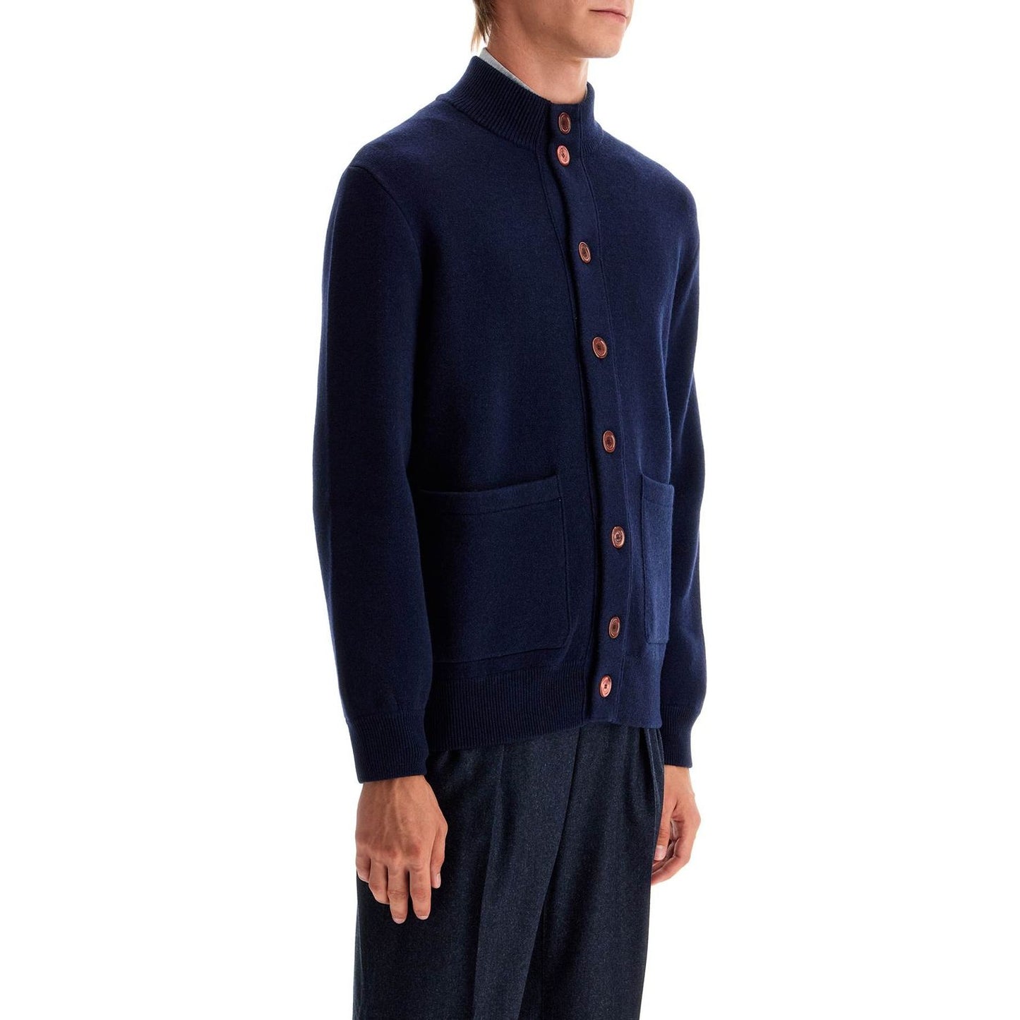 Brunello Cucinelli double knit cardigan in seven Knitwear Brunello Cucinelli