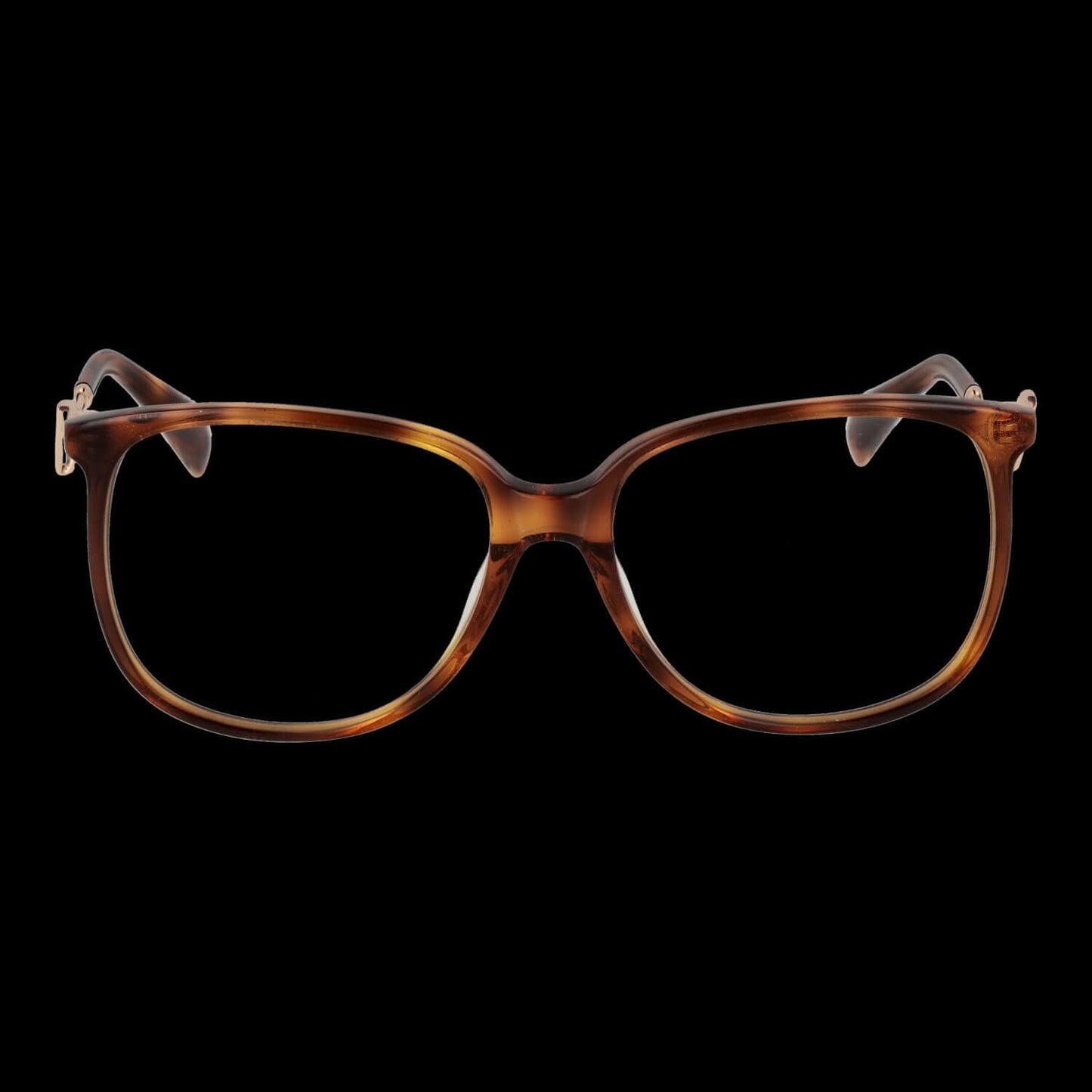 MAJE MOD. MJ1000 54202 brown eyeglasses for ladies on a black background