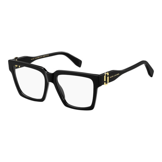 MARC JACOBS MOD. MARC 766 acetate eyeglasses for ladies in black square frame design.