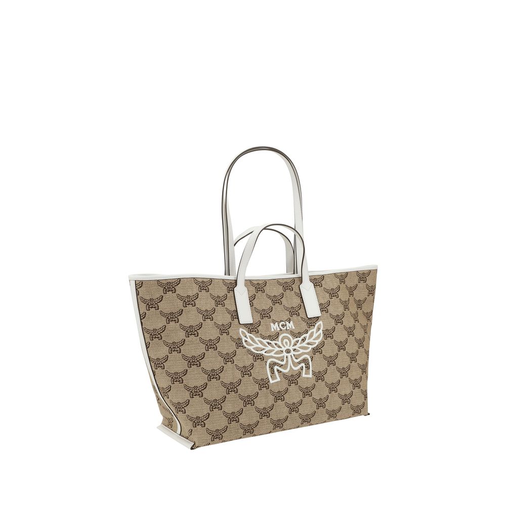 Front view with bag zipped and handles upright.