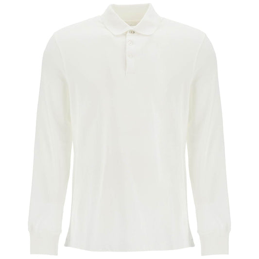 Brunello Cucinelli long-sleeved piquã© polo Topwear Brunello Cucinelli