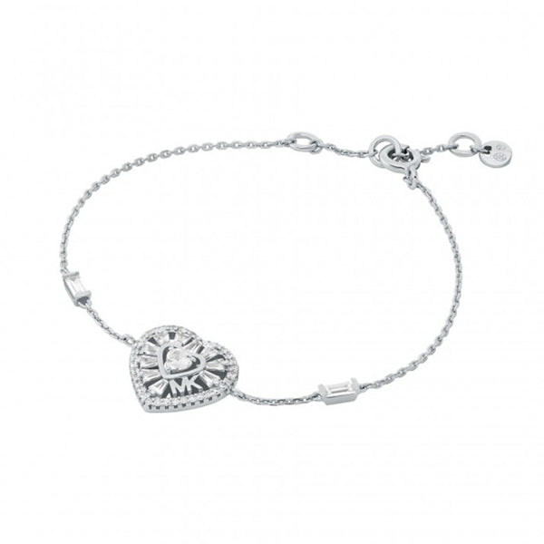 MICHAEL KORS PREMIUM SILVER COLLECTION Mod. HEART DESIGNER FASHION JEWELLERY