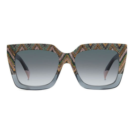 Alt Tag: MISSONI MOD. MIS 0147_S ladies acetate sunglasses with patterned oversized frame for stylish eyewear fashion.