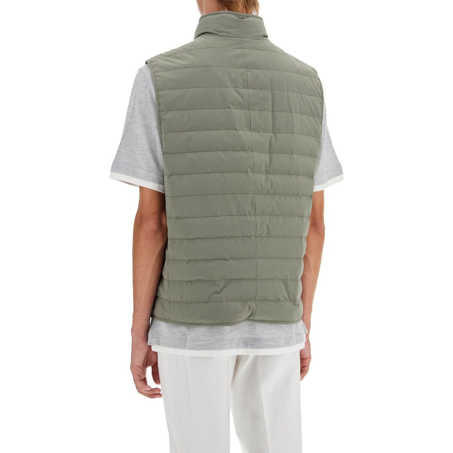 Brunello Cucinelli lightweight sleeveless p Vests Brunello Cucinelli