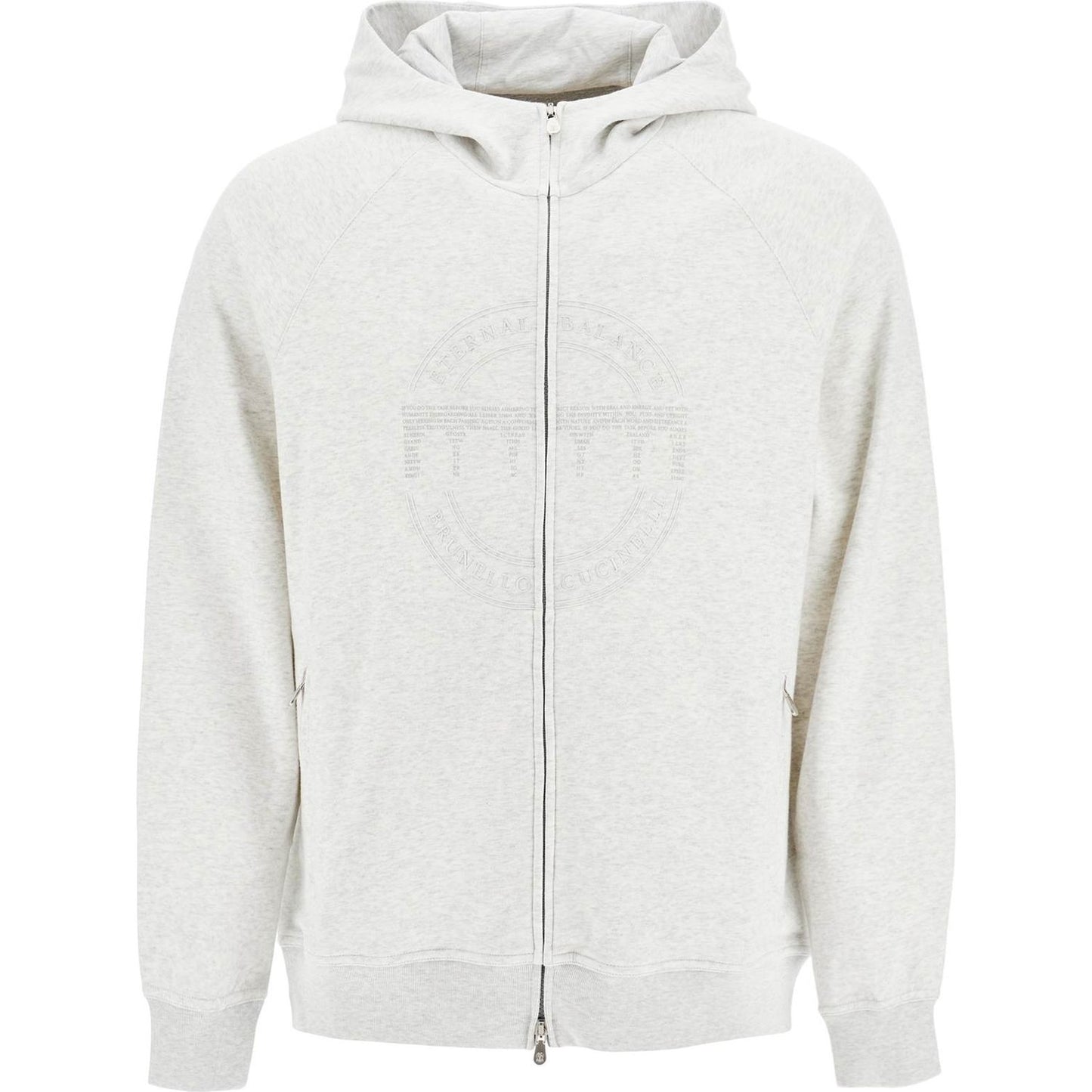 Brunello Cucinelli cotton techno hoodie with hood. Topwear Brunello Cucinelli