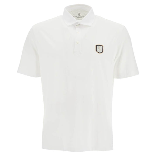 Brunello Cucinelli technical jersey polo shirt Topwear Brunello Cucinelli