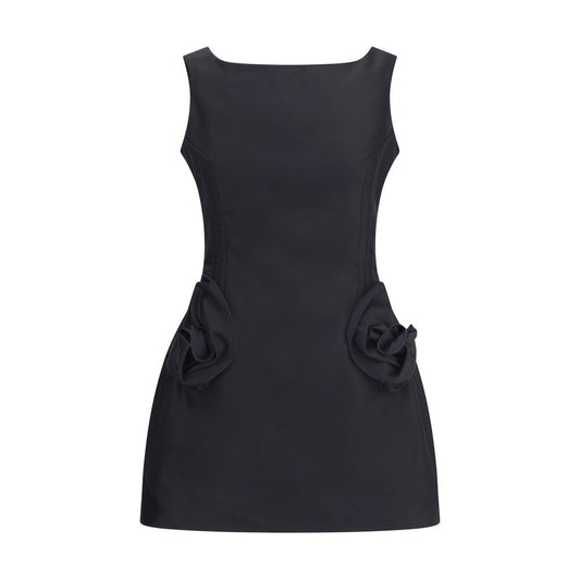 Magda Butrym Black Cotton Cocktail Dress Magda Butrym