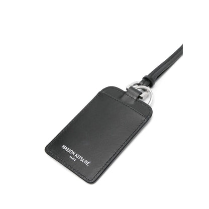 Maison Kitsuné Fox Head leather neck cardholder Small Leather Goods