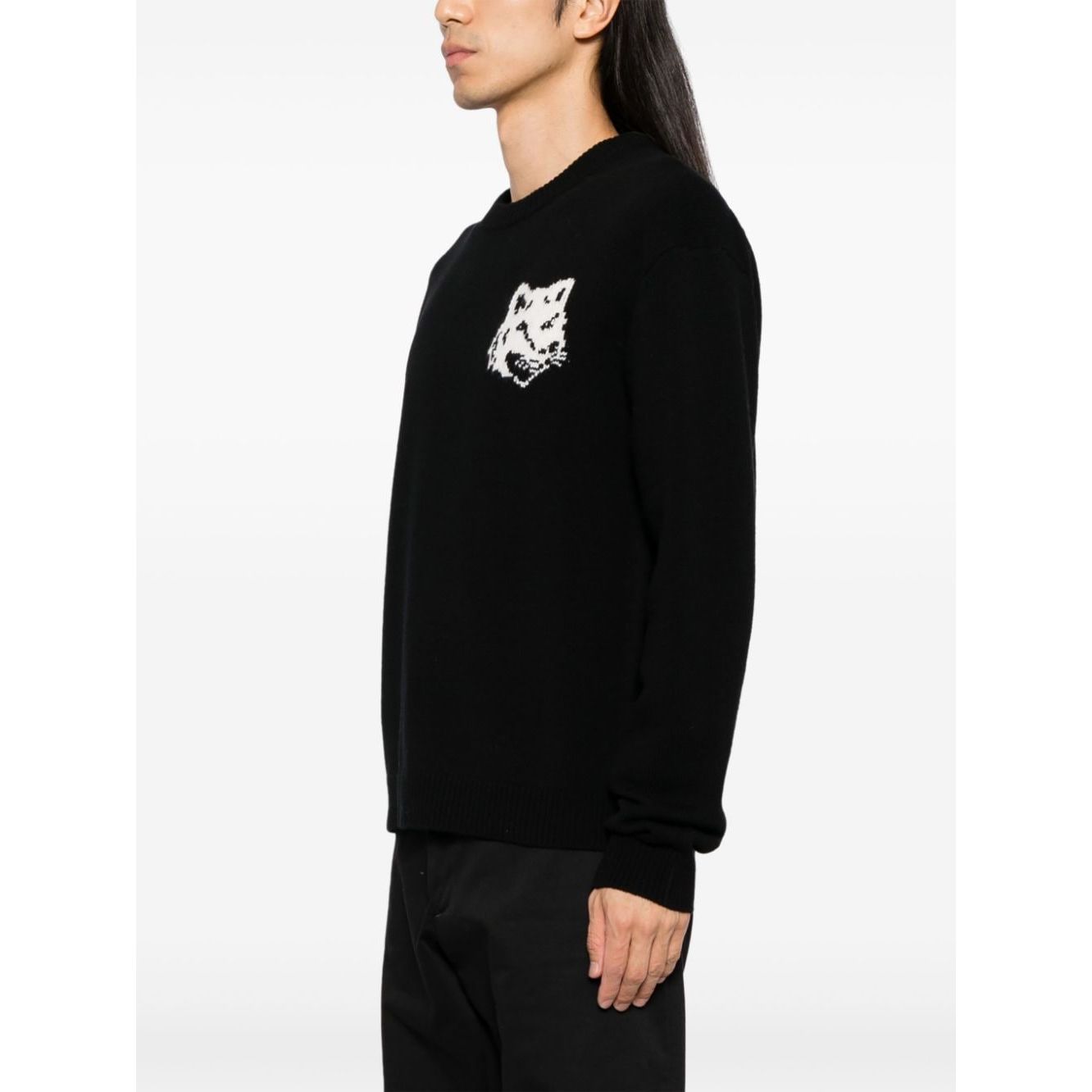 Maison Kitsuné MAISON KITSUNE' Sweaters Black Topwear