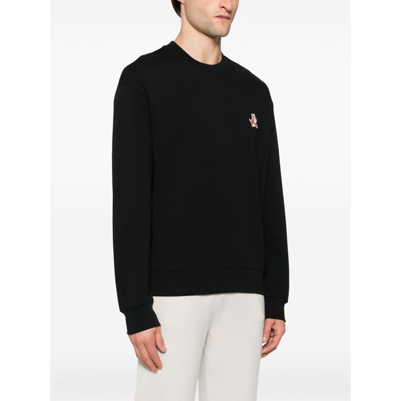 Maison Kitsuné Maison Kitsune speedy fox patch comfort sweatshirt