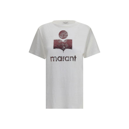 Marant Etoile White Linen T-Shirt