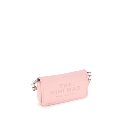 Marc Jacobs Multicolor Calf Leather Bos Taurus Shoulder Bag in pink with monogram, grained leather, and adjustable strap, AW25 collection.