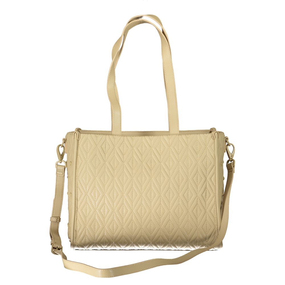 Mario Valentino Beige Polyester Handbag