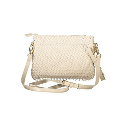 Mario Valentino Beige Polyethylene Women Handbag