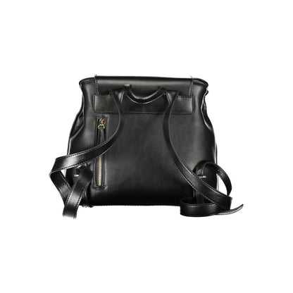 Mario Valentino Black Polyurethane Women Backpack