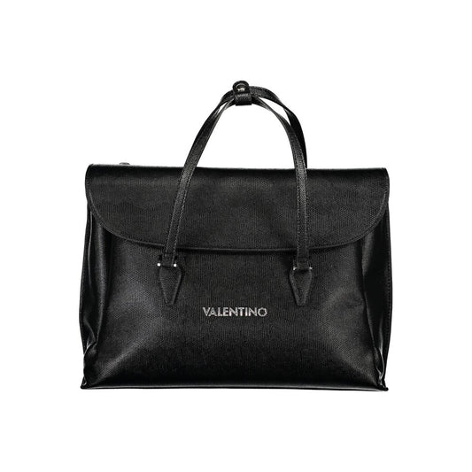 Mario Valentino Black Polyurethane Women Handbag